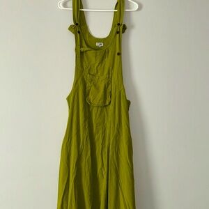 Green large women’s jumpsuit